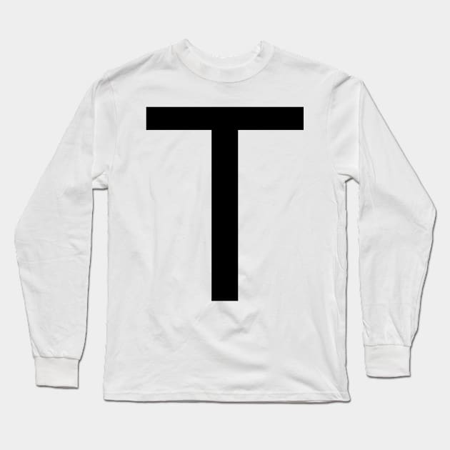 Helvetica T Long Sleeve T-Shirt by winterwinter